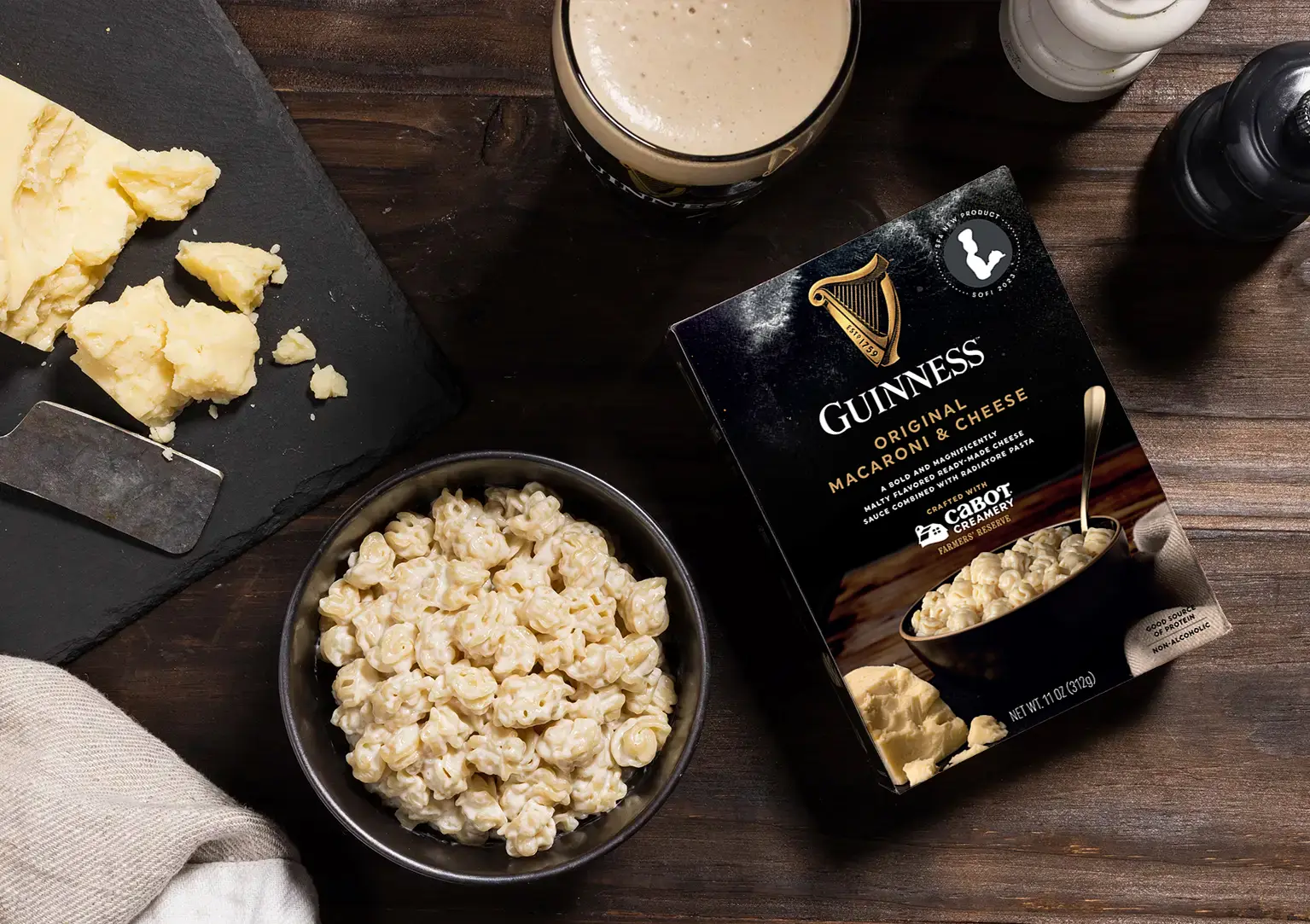 The Farmer Companies Guiness Mac and Cheese